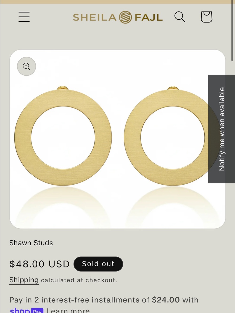 Sheila Fajl earrings